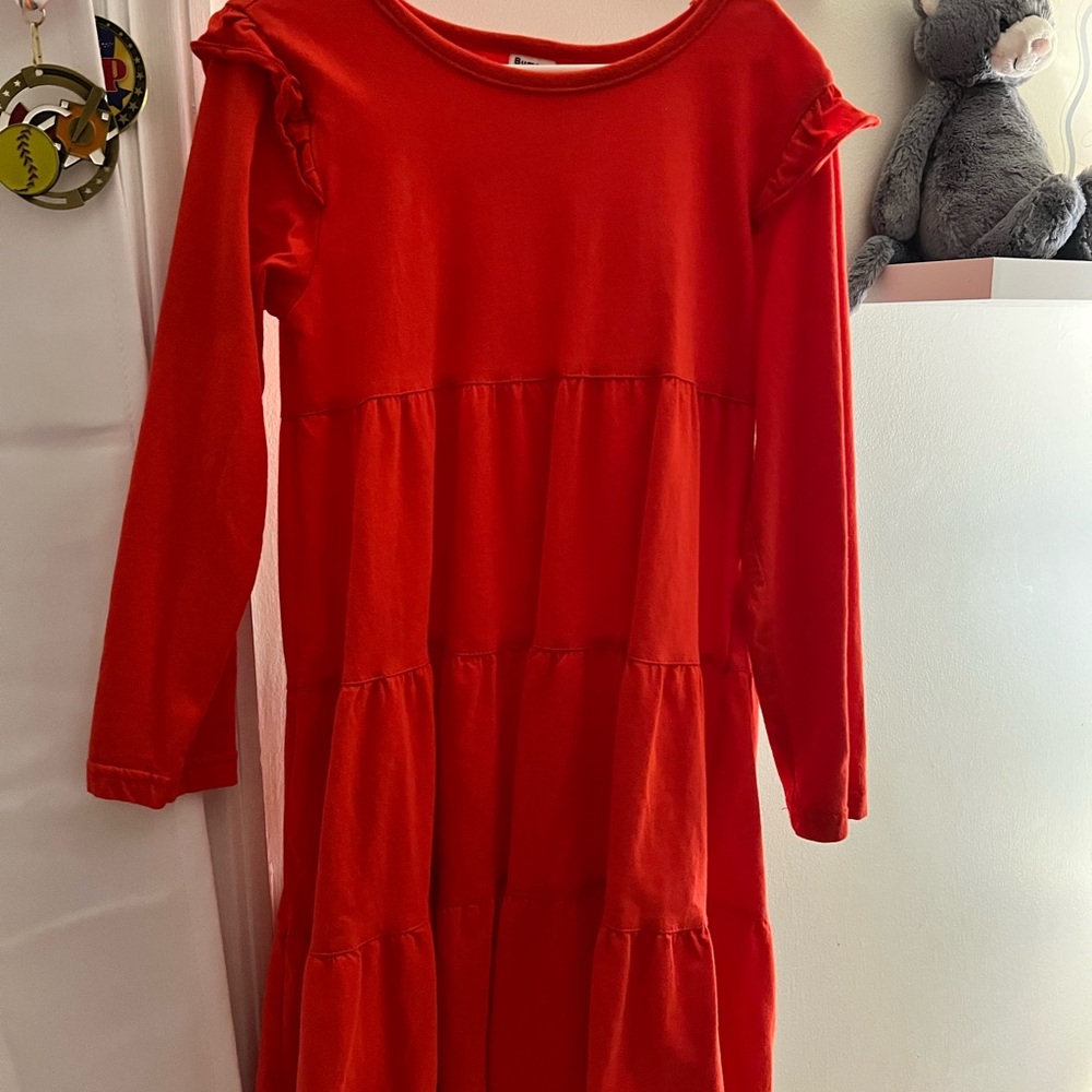 Amazon Essentials Vibrant Red Kids Dress